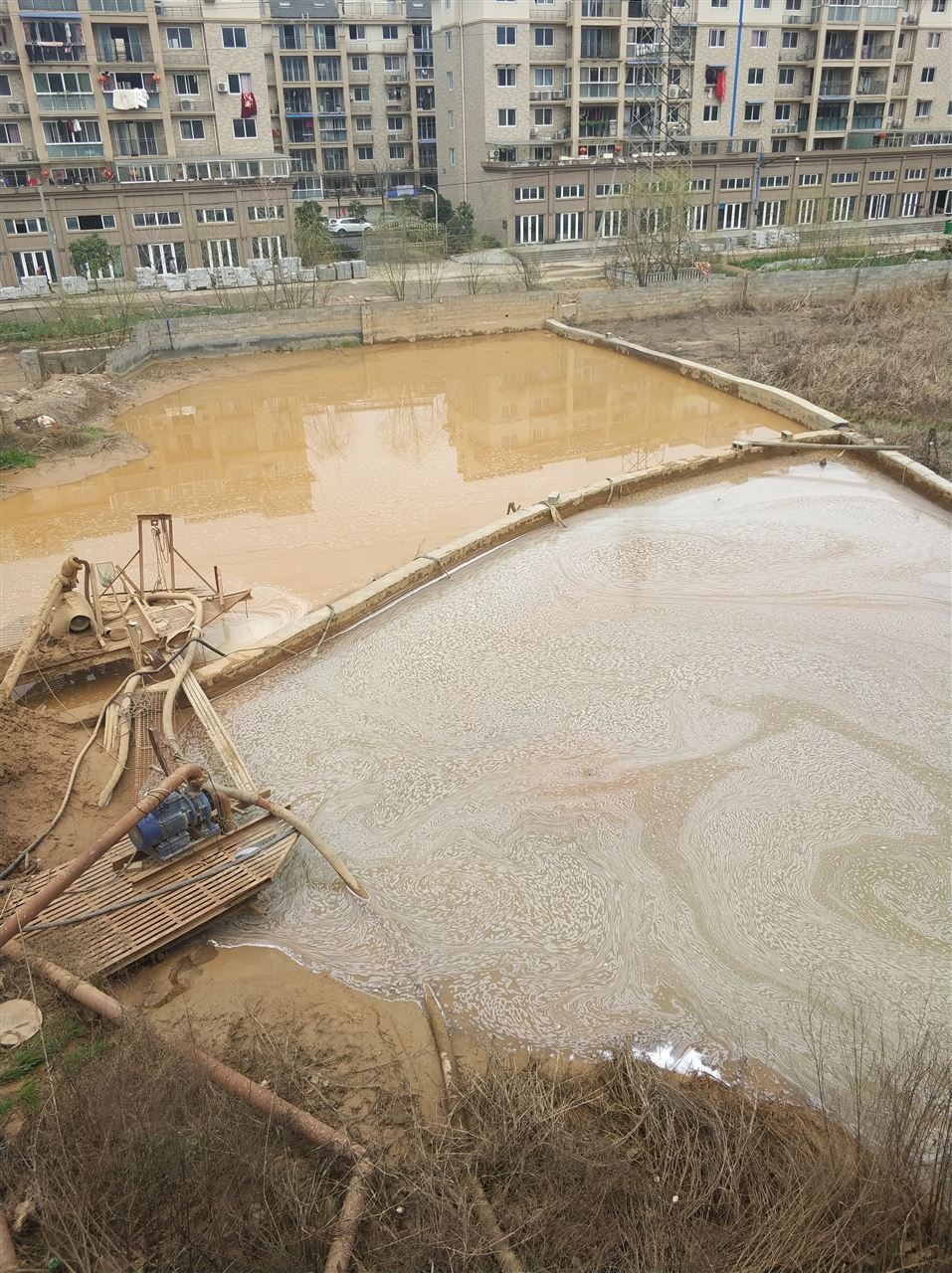 高陵沉淀池淤泥清理-厂区废水池淤泥清淤